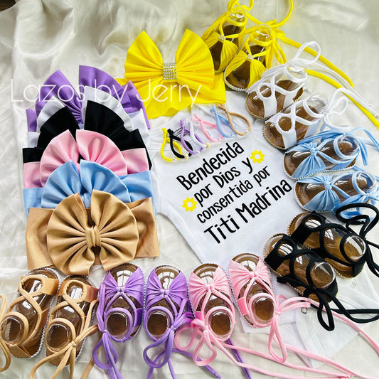 Taller Lazos y Sandalias para Bebé 🎀